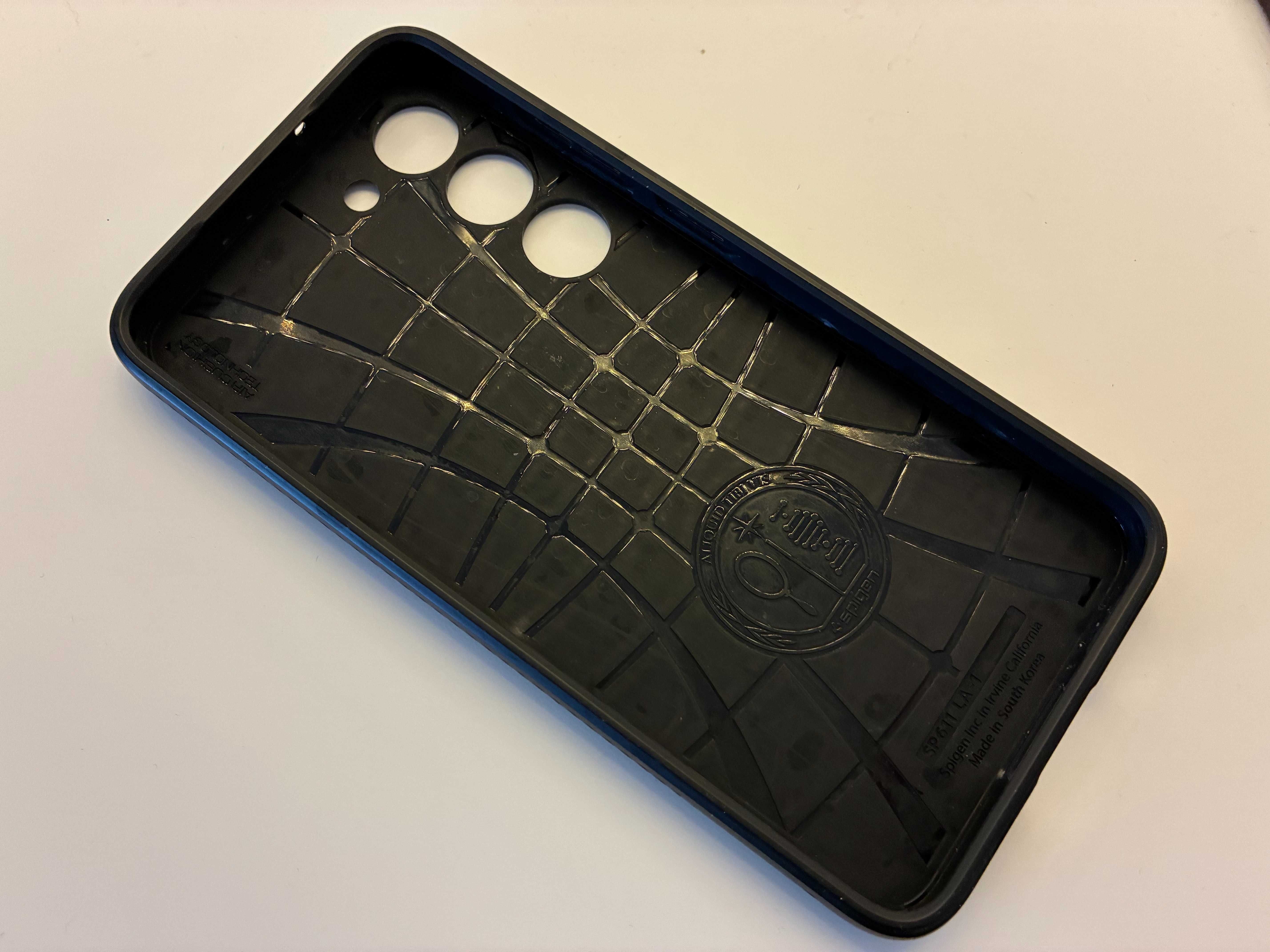 Etui Spigen Liquid Air do Galaxy S23 Plus, czarne Super Ochronne
