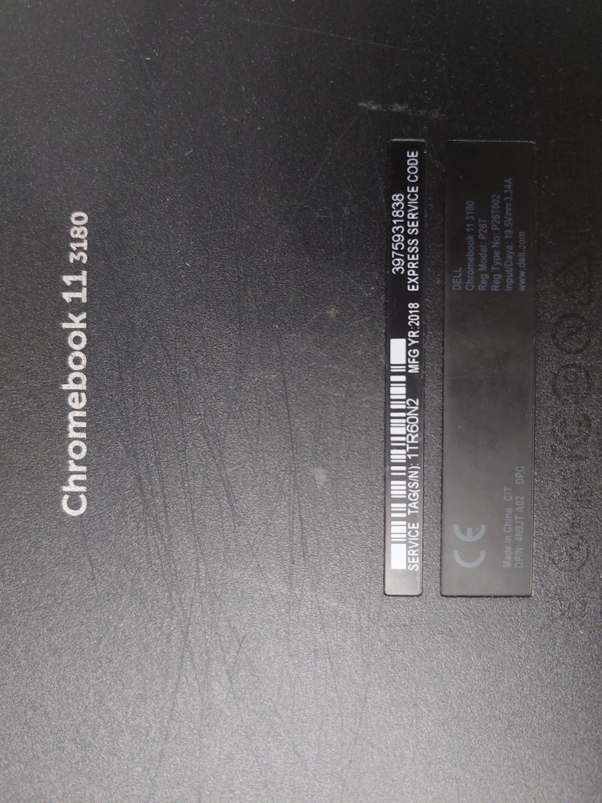 Ноутбук DELL Chromebook 3180