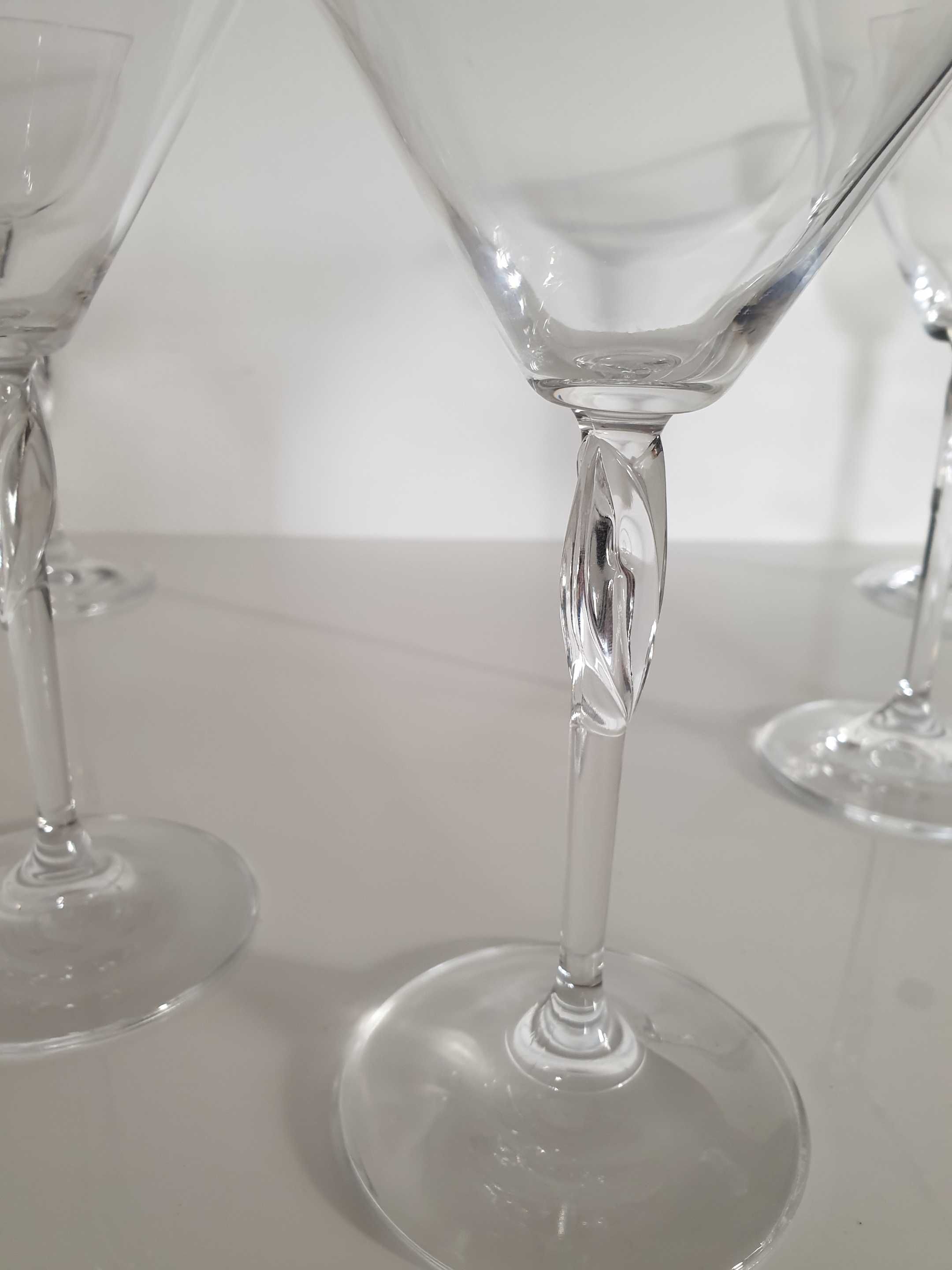 Kieliszki kryształowe Bohemia Crystal do martini 5 sztuk piękne art