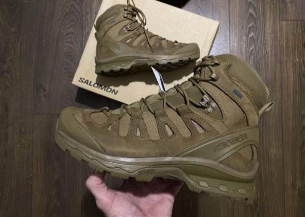 Берці нові черевики salomon forces 2 ботинки олива зеленые