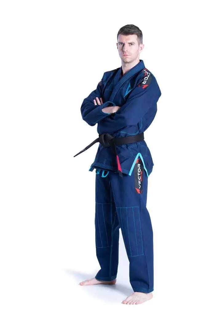 VECTOR ATTILA Brazylijskie JIU JITSU BJJ GI Kimono A0 (S) + biały pas