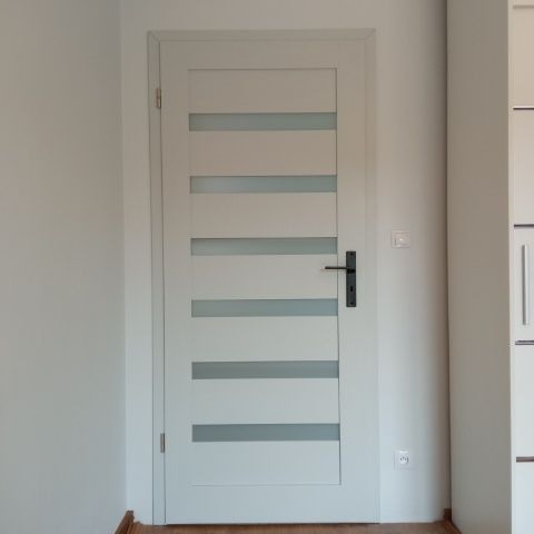 Drzwi pokojowe, wewnętrzne, drewniane