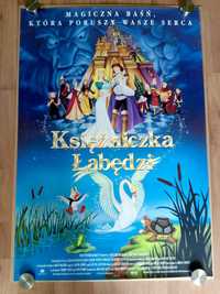 Plakat filmowy KSIĘŻNICZKA ŁABĘDZI.Disney/Oryginał z 1996 roku.
