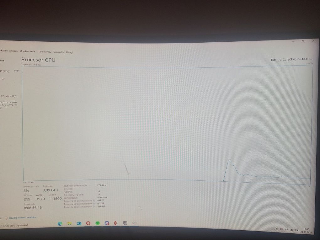 Komputer do gier i5 14gen ddr5 gtx 1660super