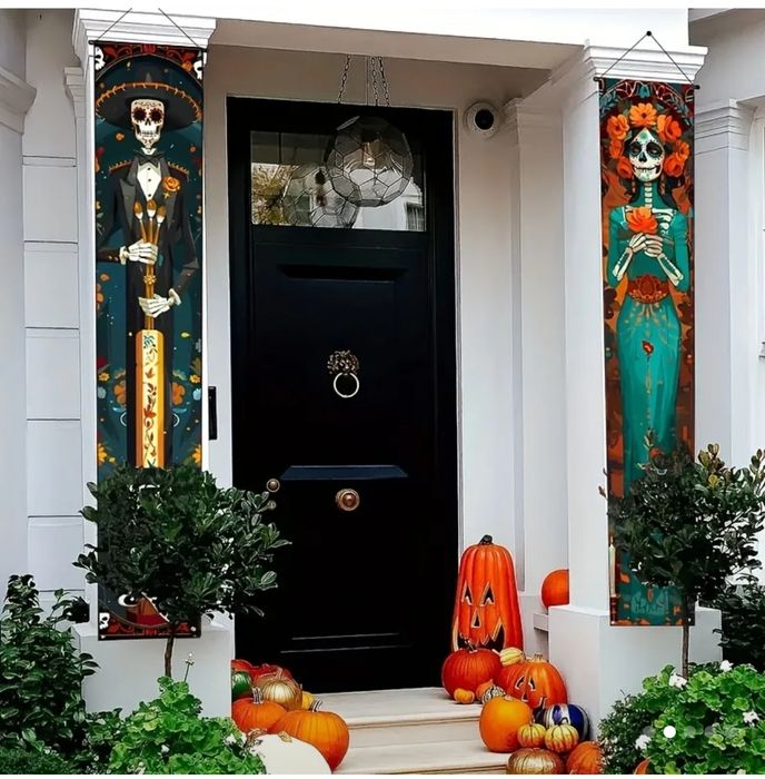 Хеллоуїн банер на двері прикраса