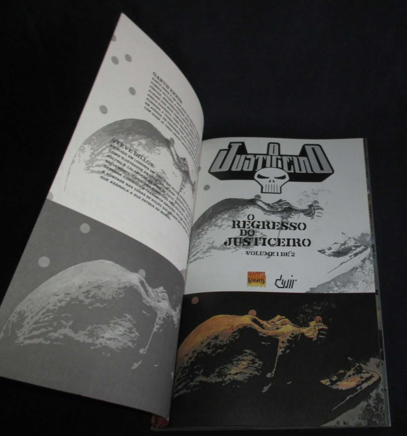 Livros BD O Regresso do Justiceiro 1 e 2 Devir Marvel