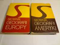 Słownik Geografii Europy i Ameryki 1975 ładne Unikat!