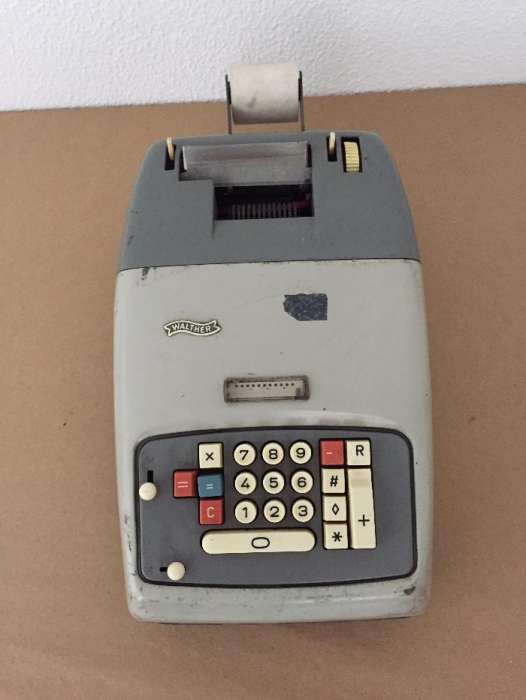 Máquina de Somar Antiga WALTHER