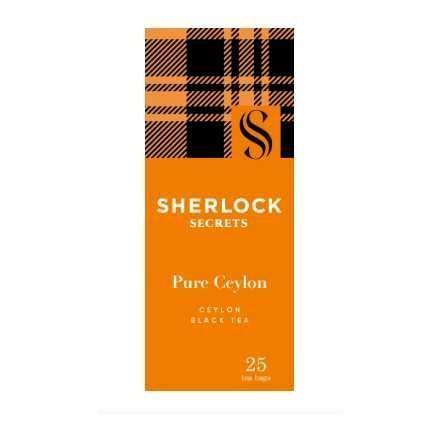 АКЦІЯ! Чай Sherlock Secrets «Pure Ceylon» чорний цейлонський 25 пак