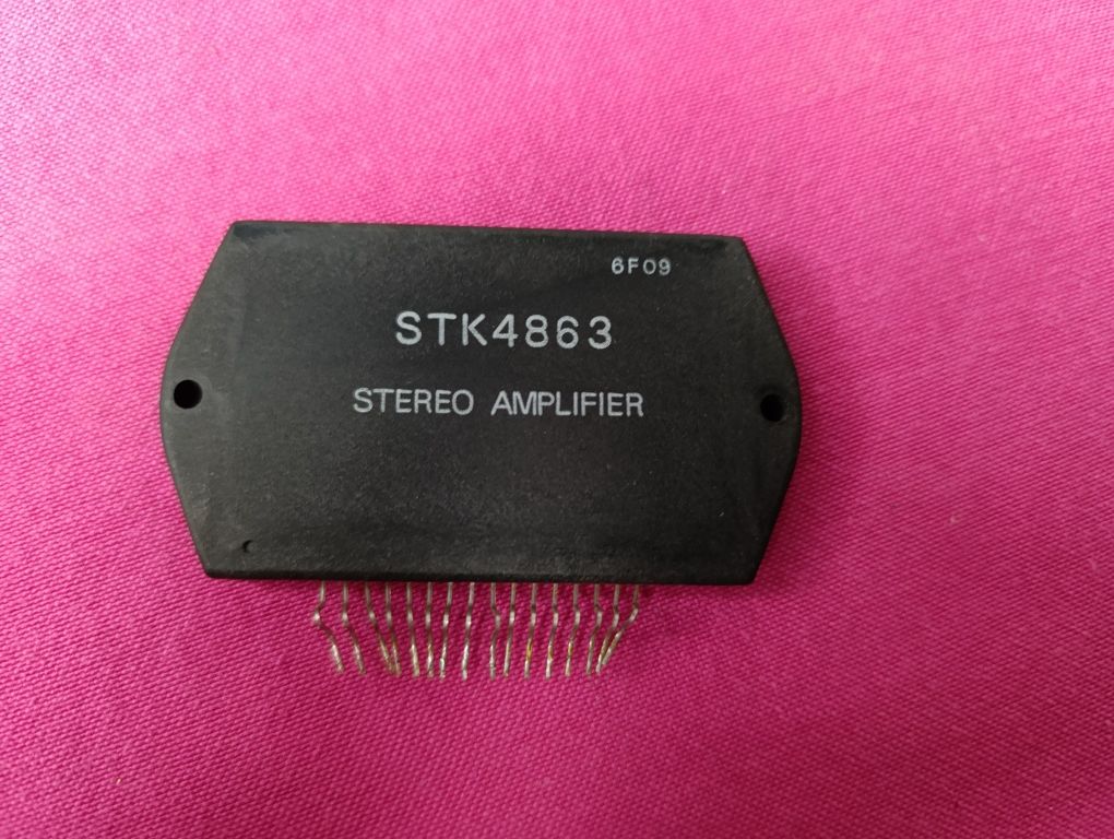 Микросхема УНЧ STK  4863 Stereo Amplifier
