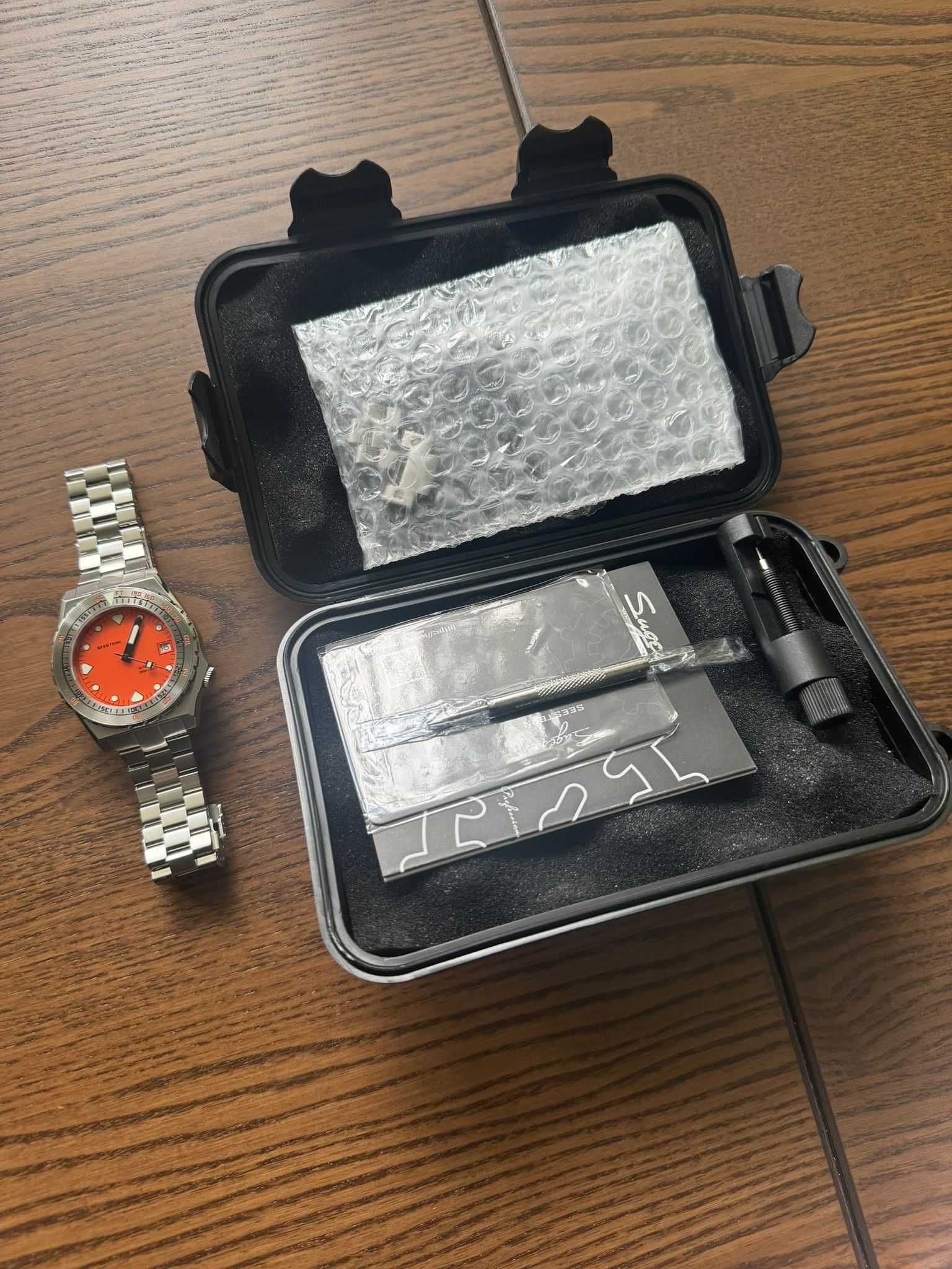 Zegarek Seestern homage Doxa SUB 600T jak NOWY