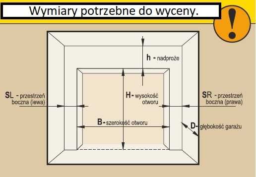 Brama Przemysłowa Garażowa Segmentowa Drzwi garażowe Bramy na wymiar