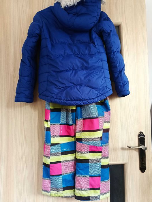 Kombinezon zimowy Wed'ze kurtka JustPlay spodnie 134/140cm cieplutki