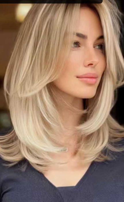 Натуральний парик новий (мелірування)