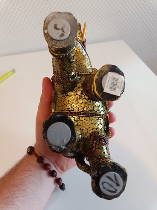 Ekskluzywna figurka Słoń Indyjski – Bogato Zdobiona