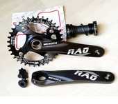 Шатуни Hollowtech II Meroca Rad 170 мм із зіркою 36Т SNAIL