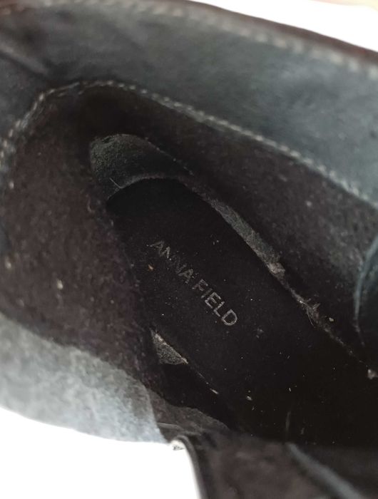 Czarne buty damskie Anna Field rozmiar 37 na zamek botki na jesień