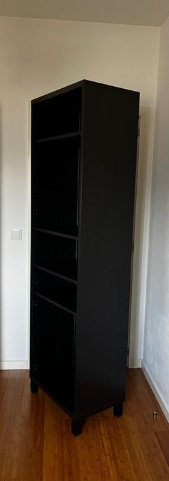 Ikea estante Bestå preto/castanho