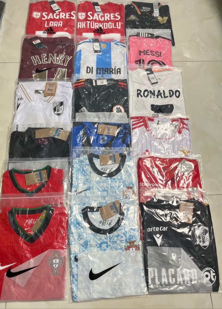 Camisolas futebol