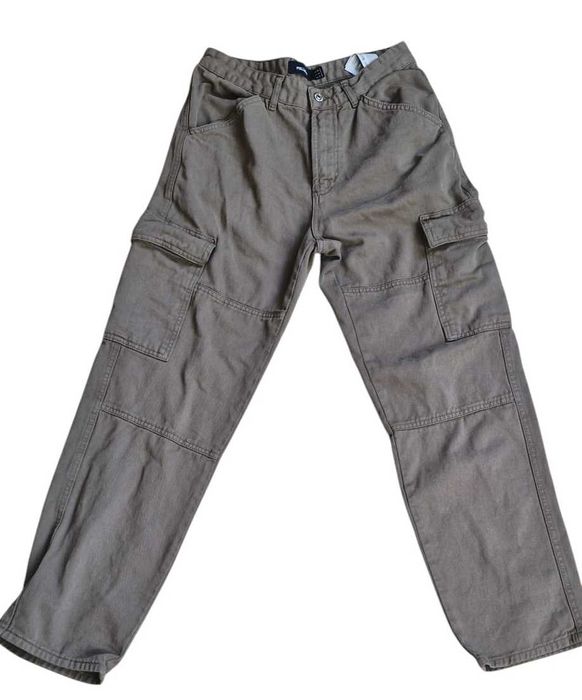 szerokie spodnie cargo bojówki + GRATIS !