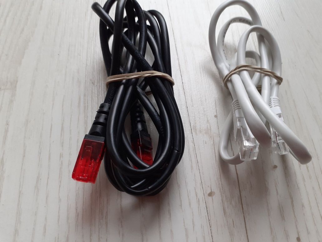 Kabel sieciowy internetowy Ethernet 2m i 1m