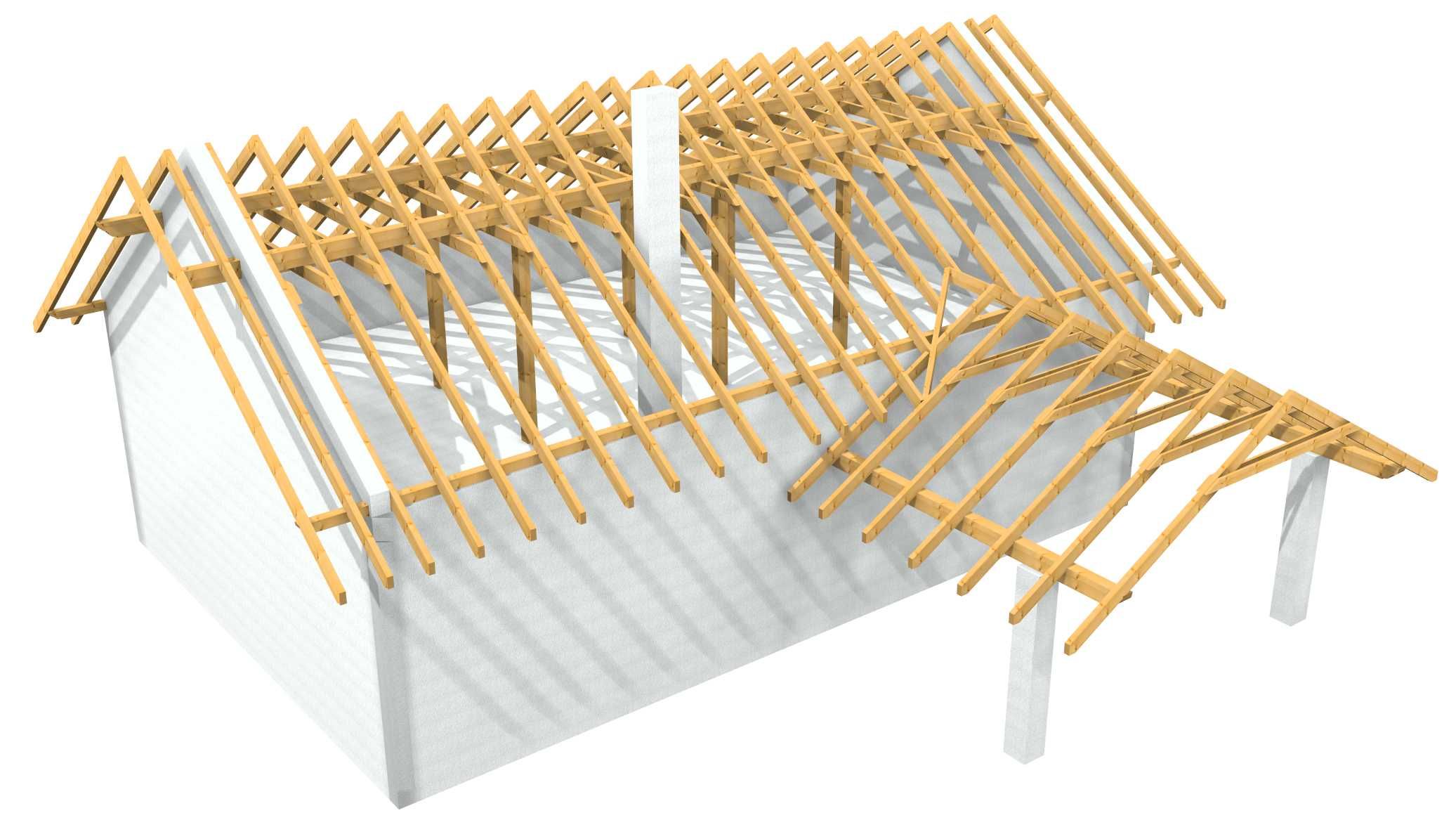 więźba dachowa,prefabrykowana więźba dachowa,więźba cnc ,konstrukcje