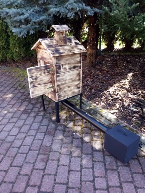 Wędzarnia drewniana, ogrodowa z olchy lub jodły - samodzielny projekt