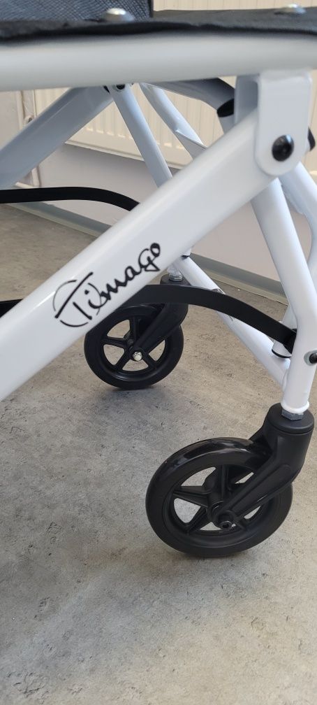 Wózek inwalidzki transportowy do 136 kg lekki aluminiowy ZE ZLECENIEM