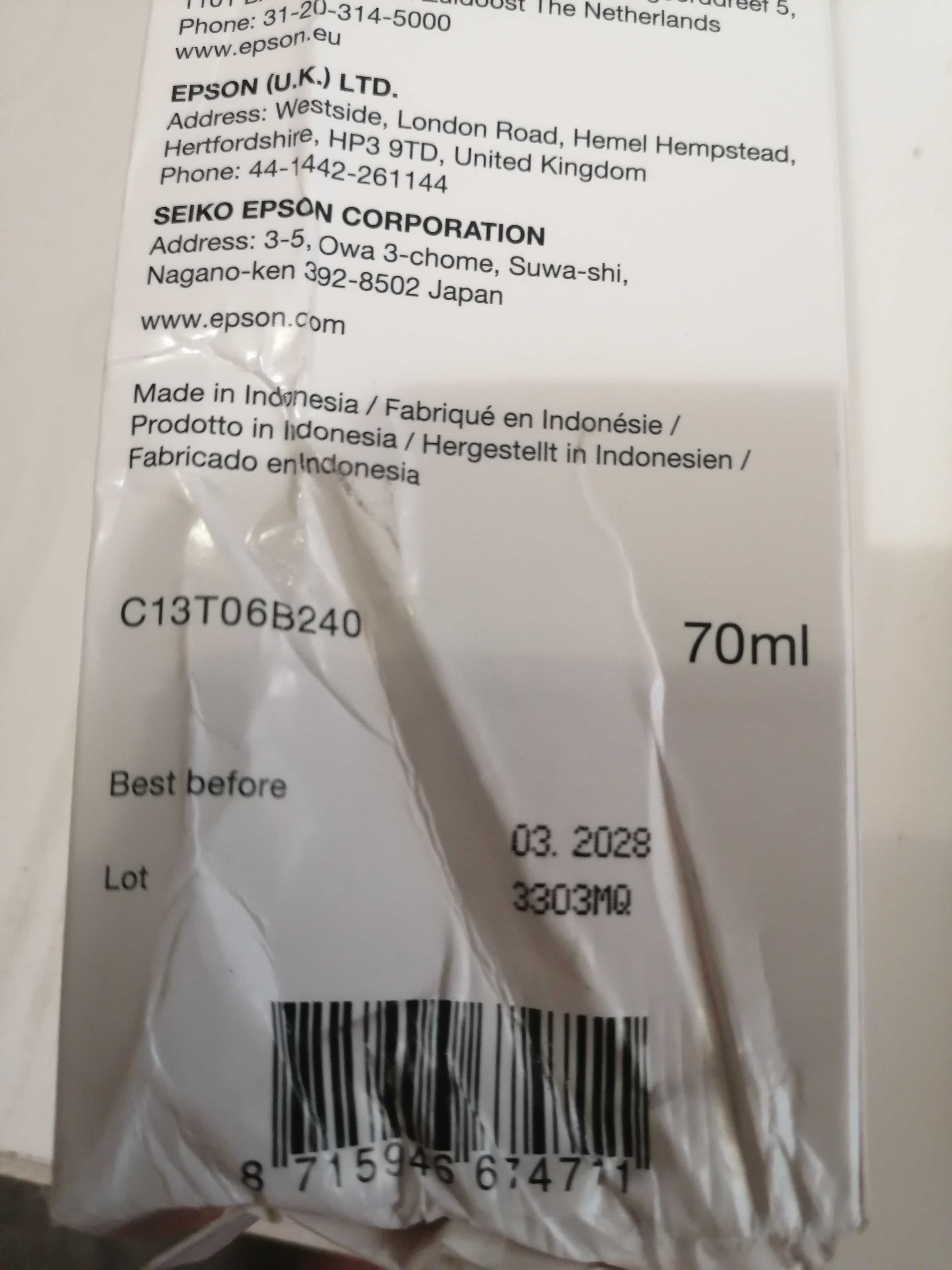 Tusz Oryginalny Epson 113 (C13T06B240) (Błękitny)