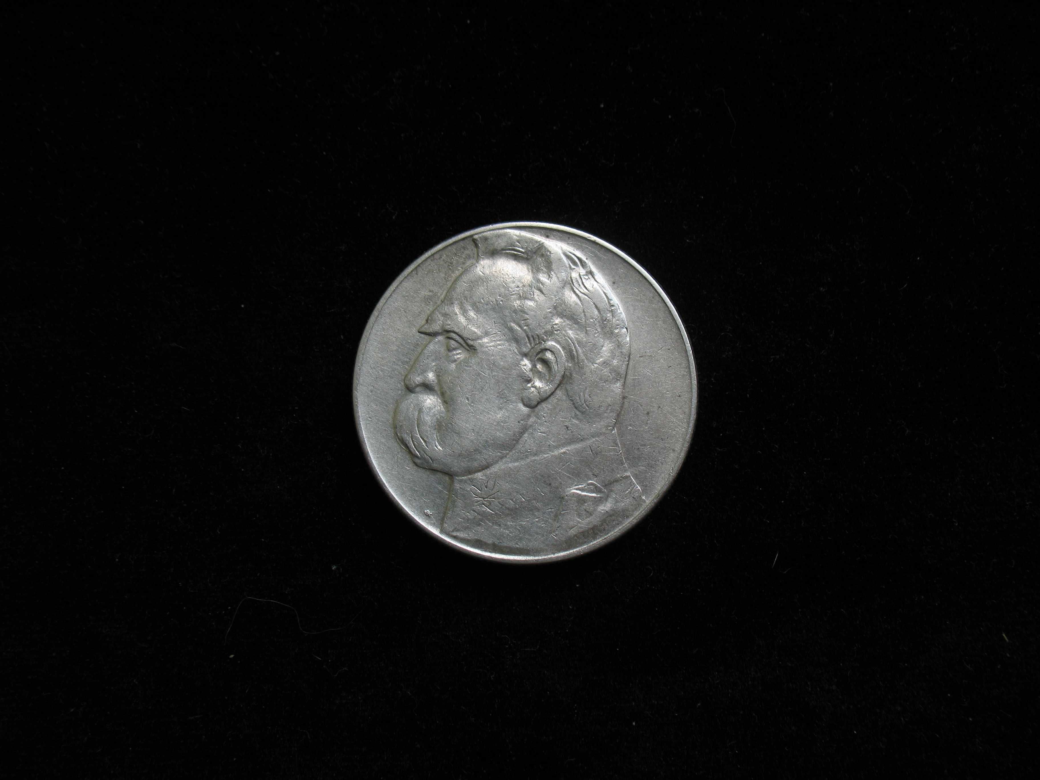 10 злотих 1935 року. Ю. Пілсудський 2