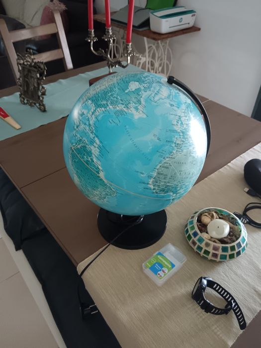 Candeeiro globo usado