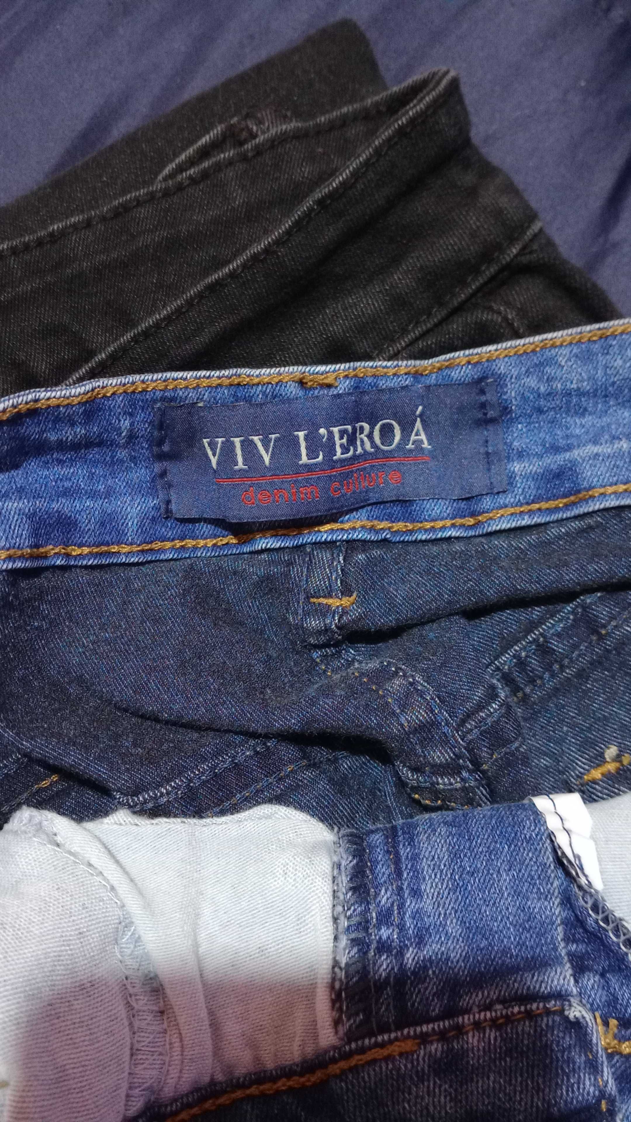 Kit com 5 Calças de Ganga Juvenil Jeans Rapaz 14 anos Como Novo