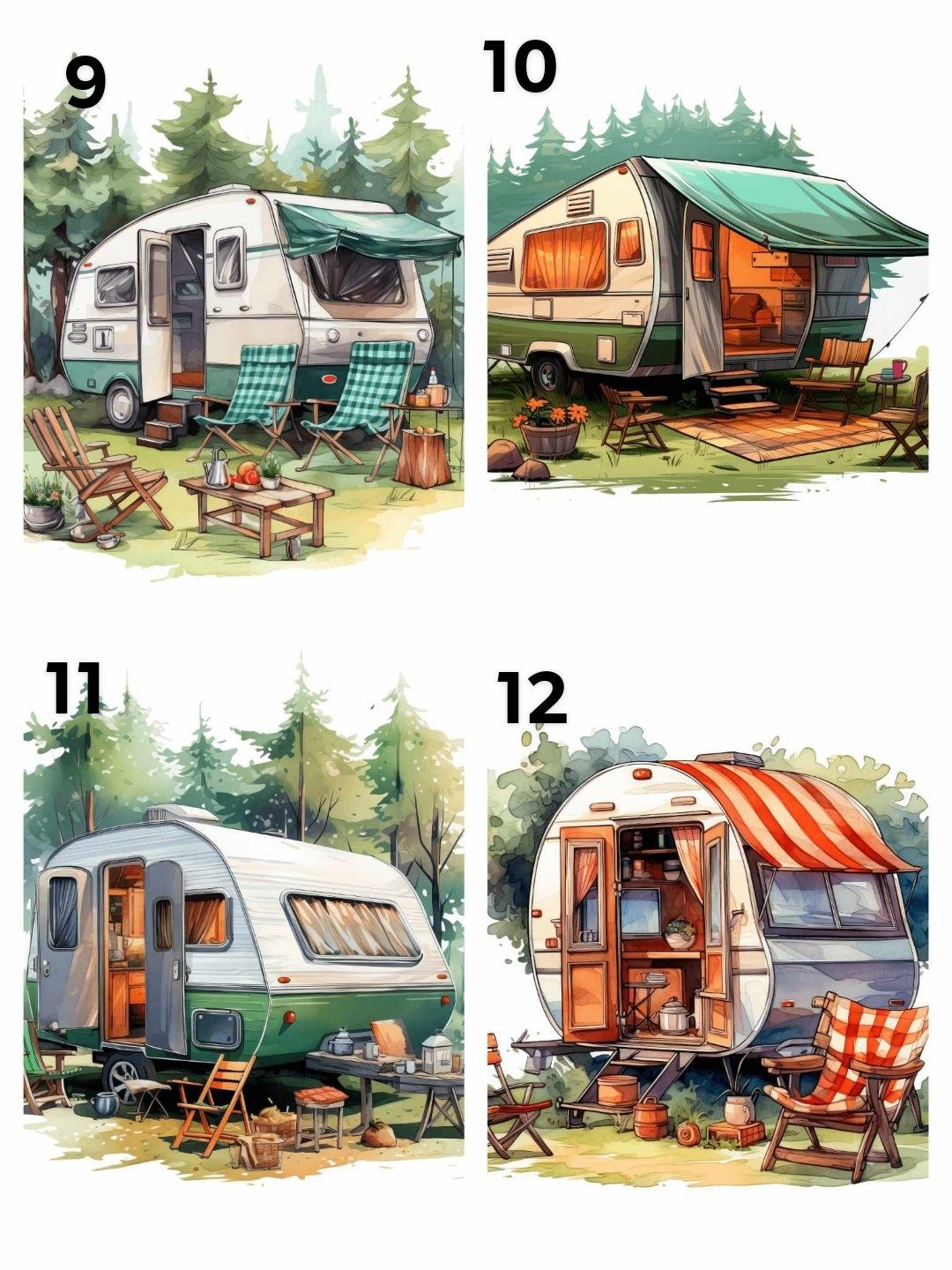 Poduszki dekoracyjne camper kamper