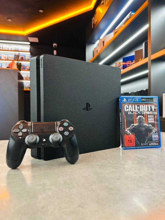 Комплект Sony PlayStation 4 Slim 1tb з грою Black Ops III в комплекті!