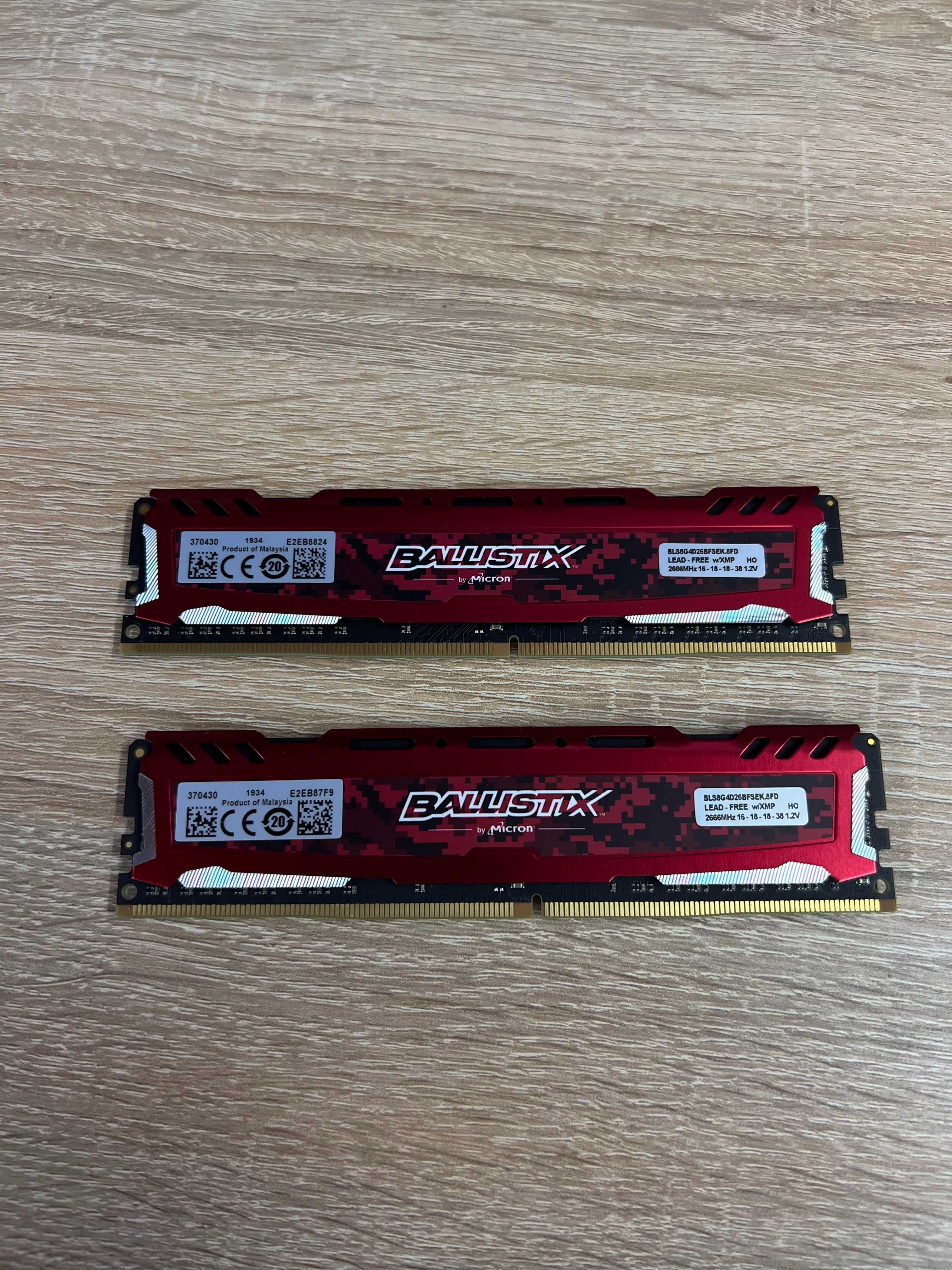 Оперативна пам'ять Crucial 16ГБ DDR4 Ballistix Sport
