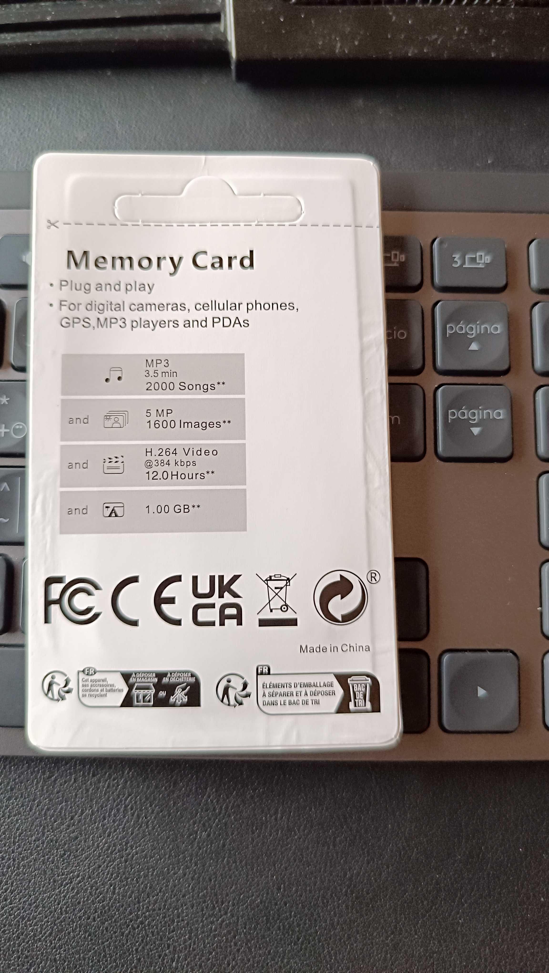 Cartão de memória micro SD 1TB Novo Embalagem selada