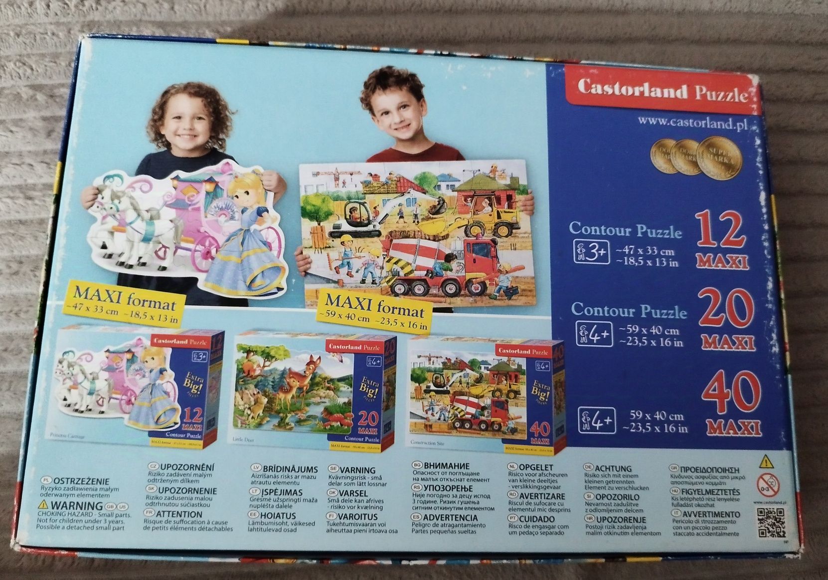 Puzzle 20 maxi Castorland straż pożarna