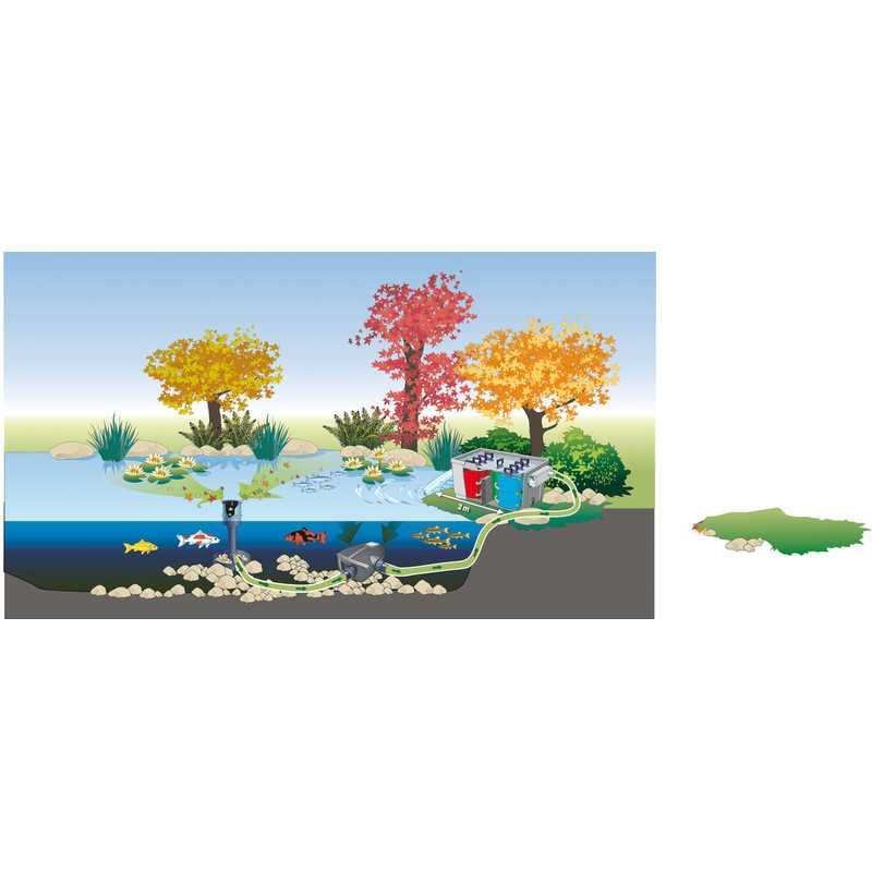 Escumador de superfície para lagos AquaSkim 20