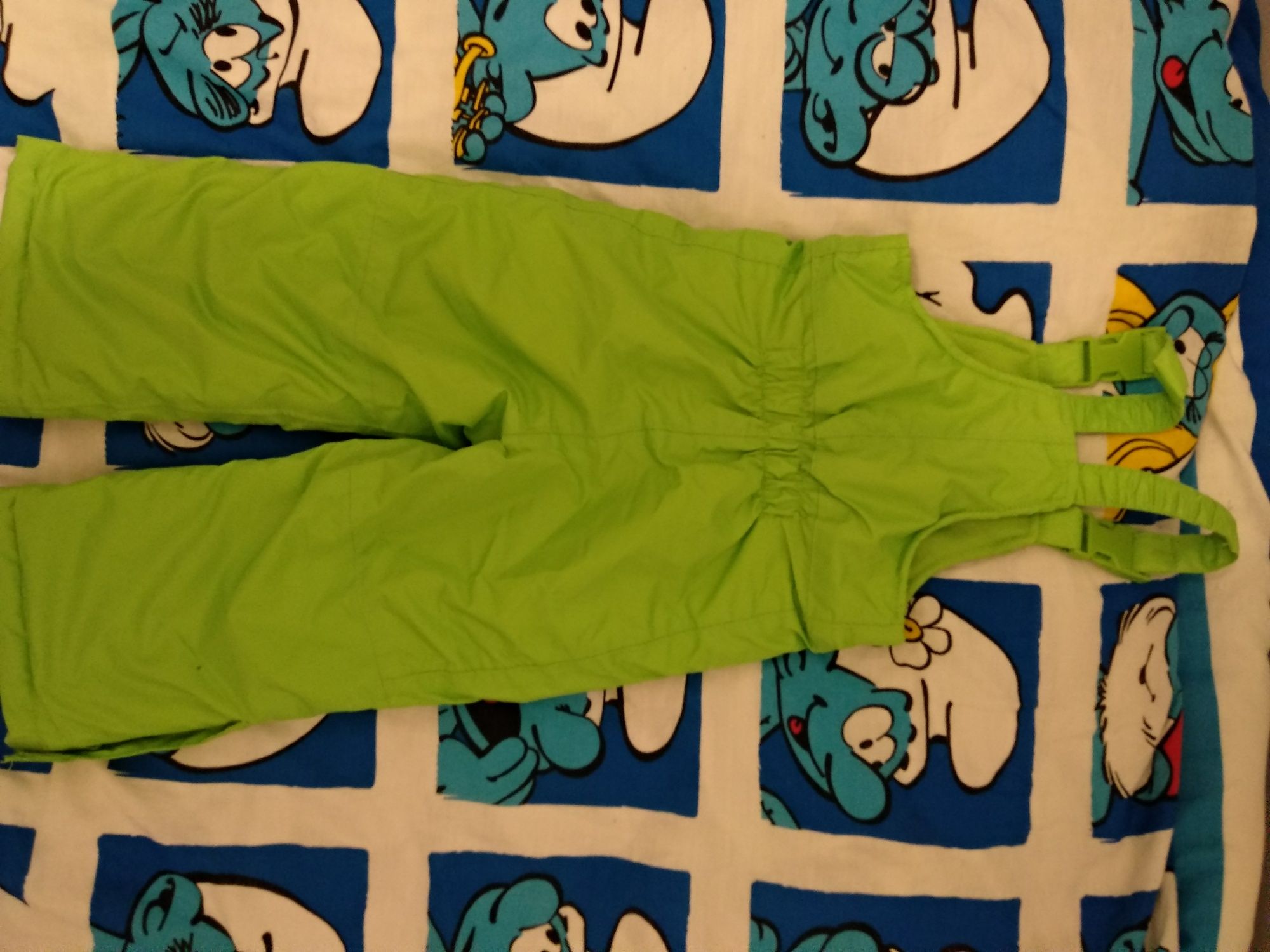 Spodnie narciarskie r. 86/92 chłopiec, zielone