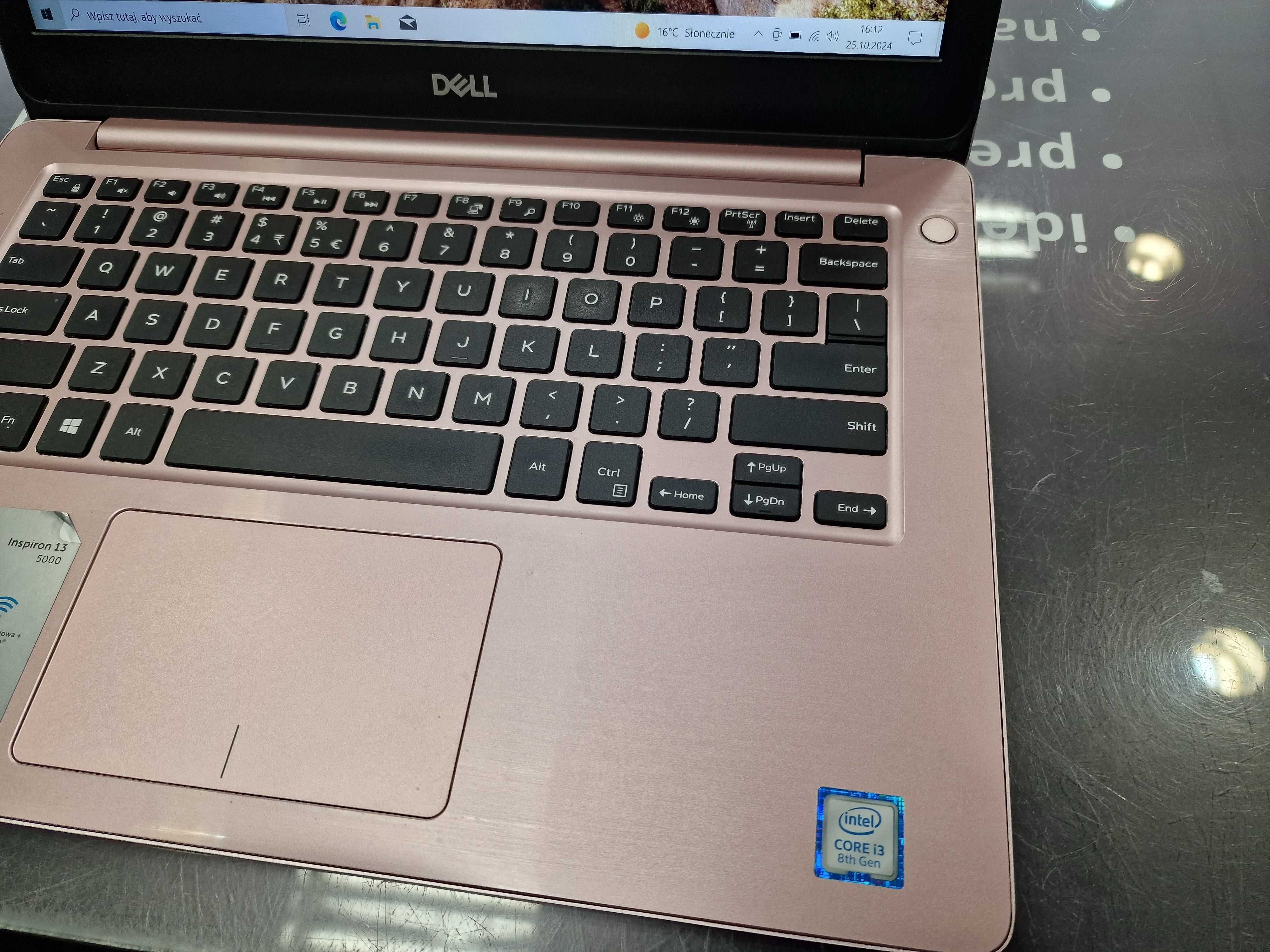 DELL Inspiron 13 5370/ i3-8130U/ 8GB/ 128GB/ UHD 620/ 13.3" FHD/ W10