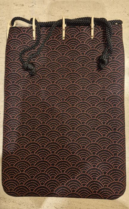 Bolsa artesanal japonesa original Inden-Ya motivo Seigaiha