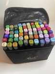 60 canetas / markers de alcool para colorir