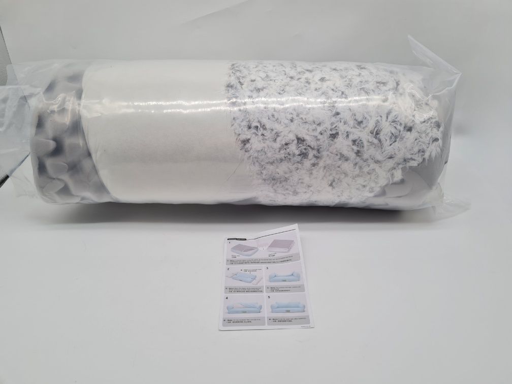 MEWOOFUN legowisko sofa dla psa XL 80x60cm pianką memory