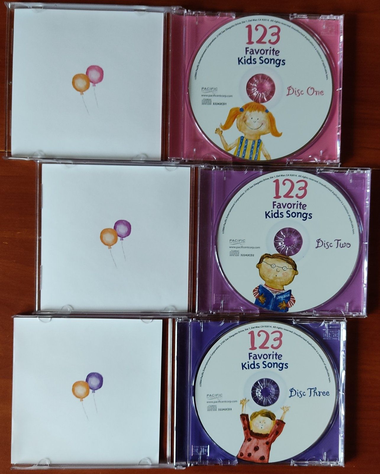 3 CD диски з класичними дитячими піснями англійською мовою