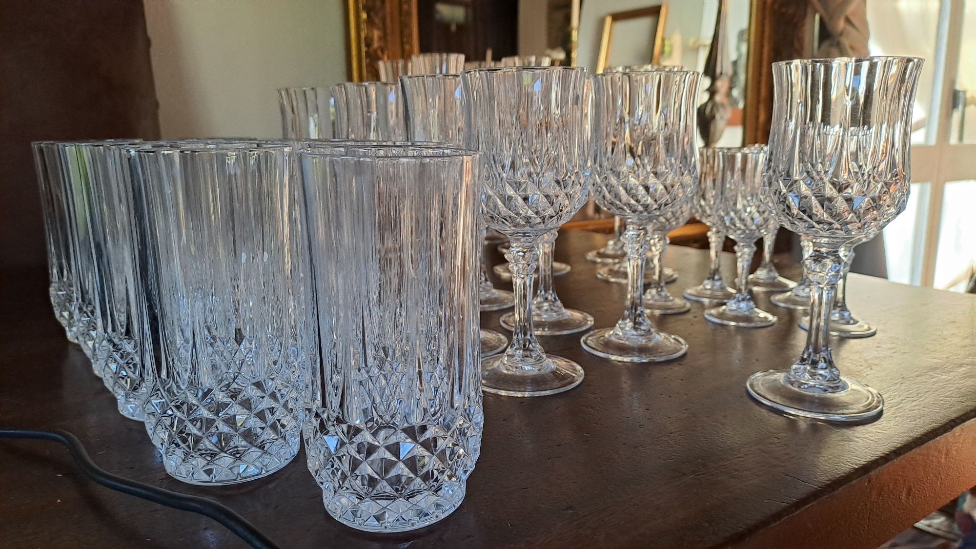 Copos de cristal