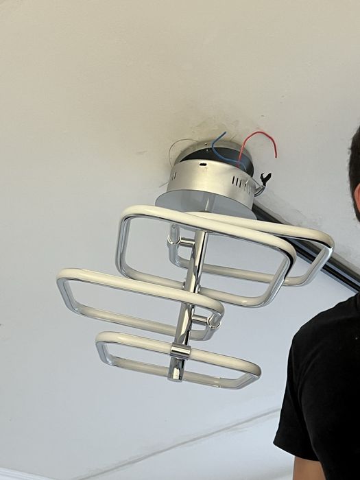 Люстра світлодіодна Strotskis Spencer 96 Вт хром 90067/4