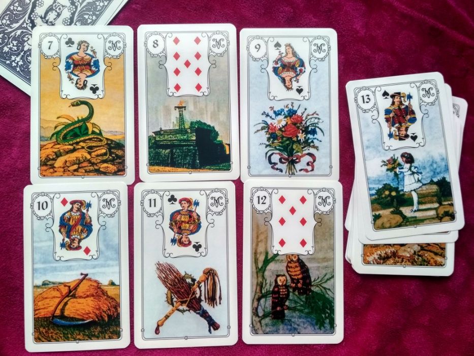 Новый! Оракул Ленорман Голубая Сова (Lenormand)- классика. Карты Таро