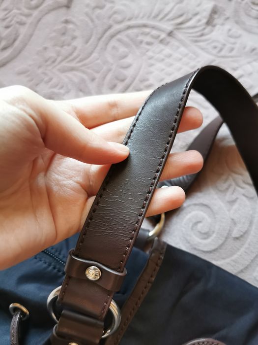 Torebka Tommy Hilfiger do ręki czarna brązowa vintage boho