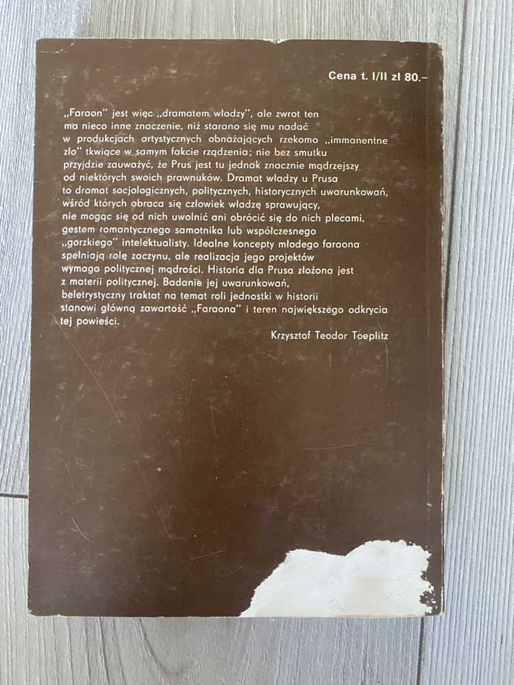 Faraon - Bolesław Prus i Granica - Zofia Nałkowska