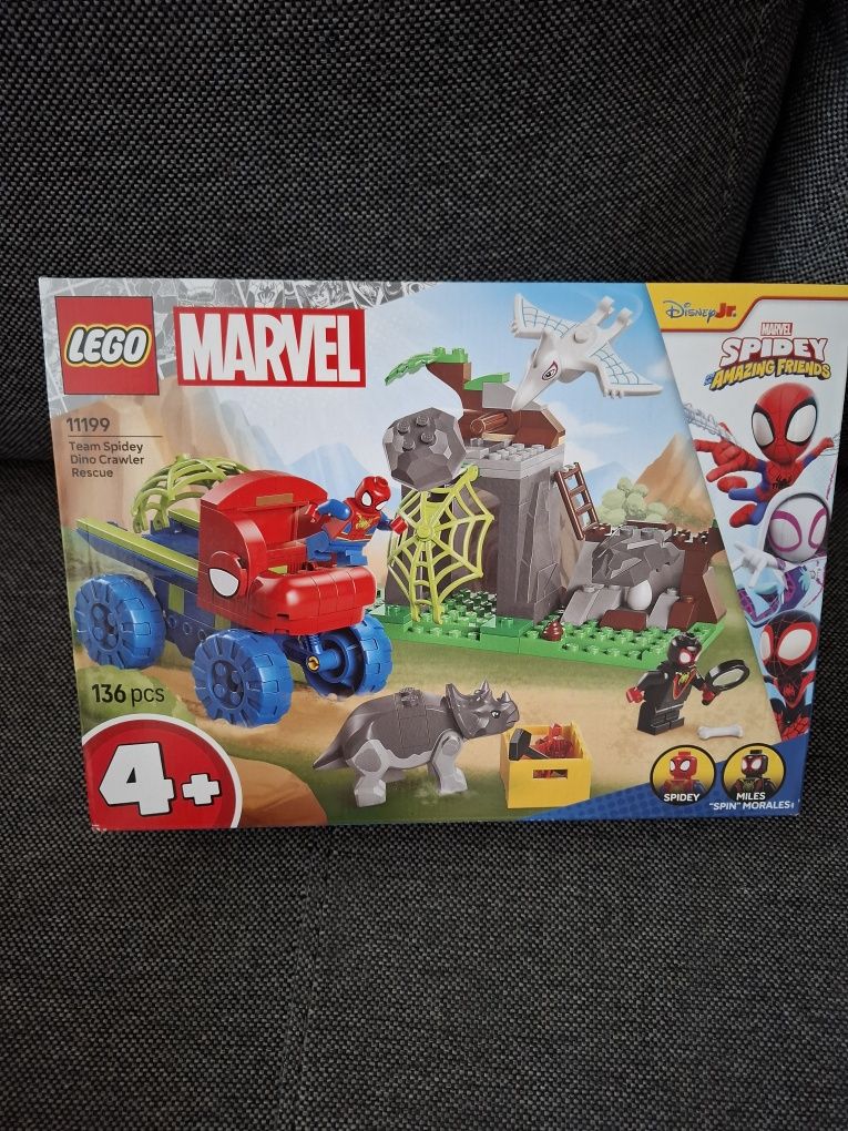 LEGO 11199 Misja ratunkowa zespołu Spidey’ego w dinoterenówce